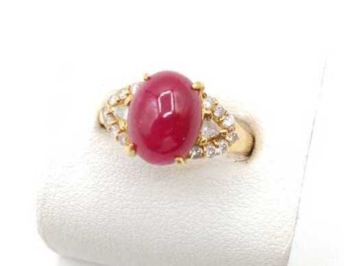 宝石買取 ルビー 指輪 K18